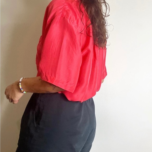 Vintage 100% silk blouse - Picture 4 of 11